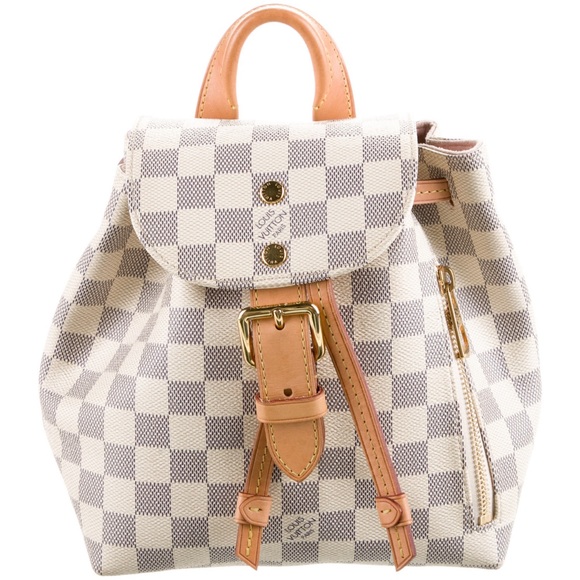 Luis Vuitton Damier Azur Sperone BB backpack - Picture 2 of 5